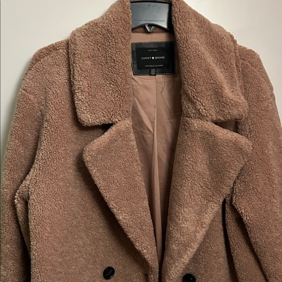 Lucky Brand Sherpa oversized jacket - Picture 5 of 9